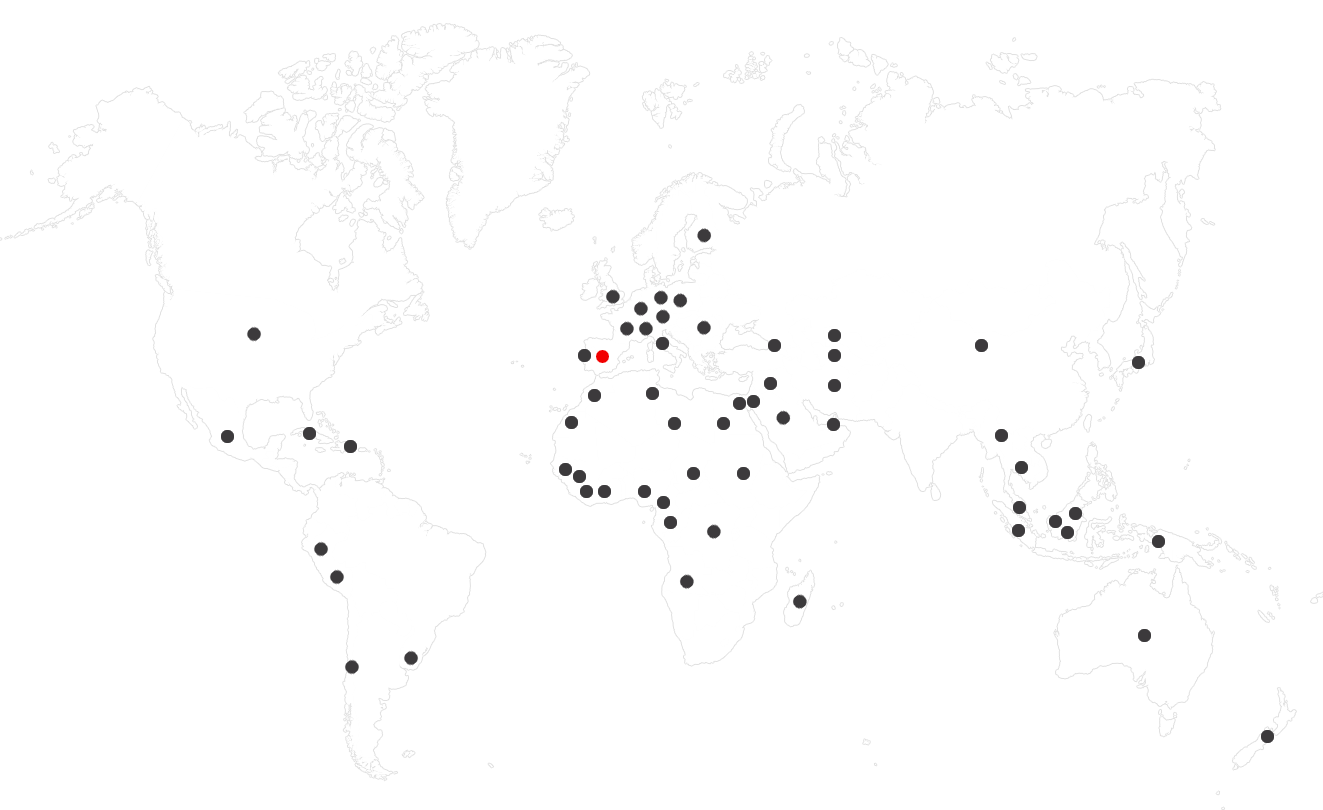 Abouts us world map