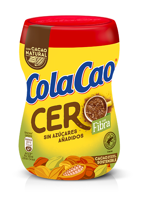 ColaCao 0%, No Added Sugars Fibre