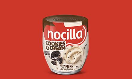 Nocilla Cookies&Cream Reusable Glass international 180g