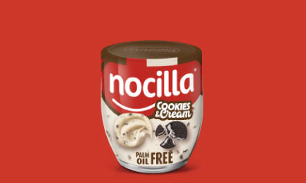 Nocilla Cookies&Cream Reusable glass 180g Europe