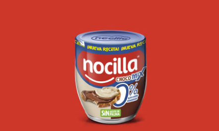 Nocilla DUO 0% sugar added